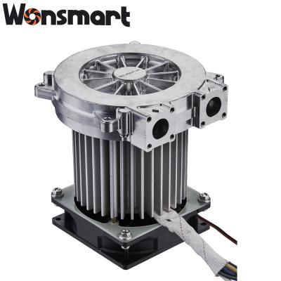 China Air Flow Blower 110mm Diameter 32kPa 15CFM Fuel Cell Used DC 48v Brushless Electric Venturi Turbo Mini High Pressure Blower for sale