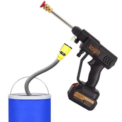 China China-chic new home best-selling portable powerful high pressure lithium 12v cordless car wash gun for sale