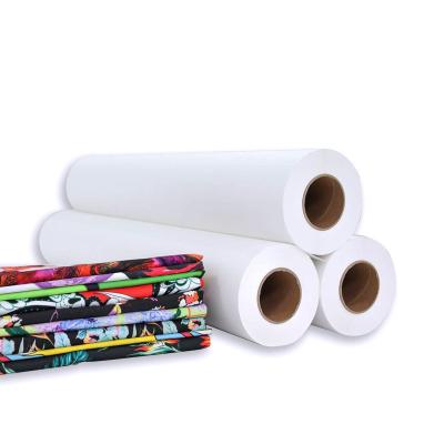 China Textiles rolls paper rolls sublimation paper printing sublimation heat transfer printing roll paper rolls for sale