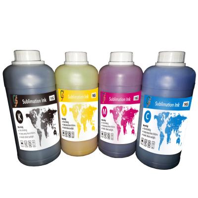 China Digital Printing Premium Sublimation Dye Ink CMYK High Fluency For Sublimation Printer for sale