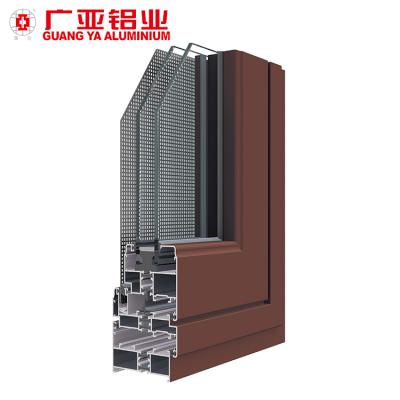 China The latest two-layer folding interior has opened anti-mosquito mesh and glazed windows, high-tech energy-saving windows for sale