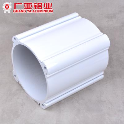 China Professional Medical Instruments Medical Instruments Round White Aluminum Profile Parts , Industrial Aluminum Cavity Profile for sale