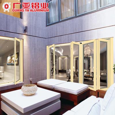 China Aluminum Sliding Swing Folding Door , Luxury Hotel Aluminum Front Entrance for sale