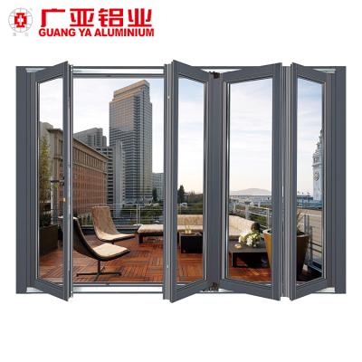 China Sliding Chinese Latest Design Interior Decorative Folding Aluminum Door for sale