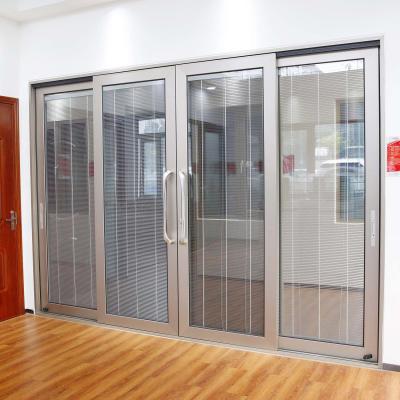 China Australia Standard Luxury Aluminum Sliding Door Double Glass Sliding Entry Door for sale