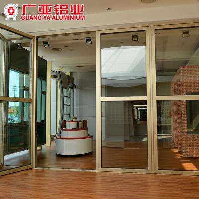 China Sliding Open Exterior Aluminum Double Folding Doors Hot Sale Price for sale