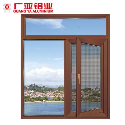 China Screen Wood Grain Aluminum Window And Folding Doors (Y2KS Series) for sale