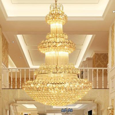 China Factory Direct Vintage Crystal Retro Traditional Gold Energy Saving Lamp for sale