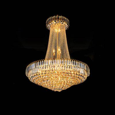 China Traditional High Quality High Cost Performance Europe New Popularity Crystal Ceiling Chandeliers for sale