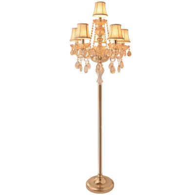 China EUROPEAN Wholesale Luxury Popularity New Energy Saving Luxury Floor Lamp Crystal for sale