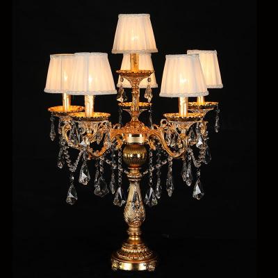 China EUROPEAN Popular Elegent LED Explosive Models Remote Control French Gold Table Lamps for sale