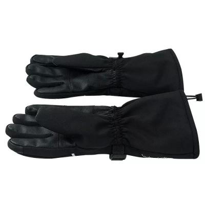 China Women Electric Heating Waterproof Leather Thermal Mitten for sale