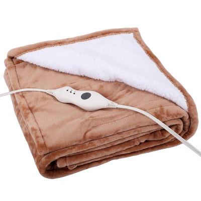 China Anti-Static Warm Heating Electric Blanket Suitable For Household Folding Electric Blanket for sale