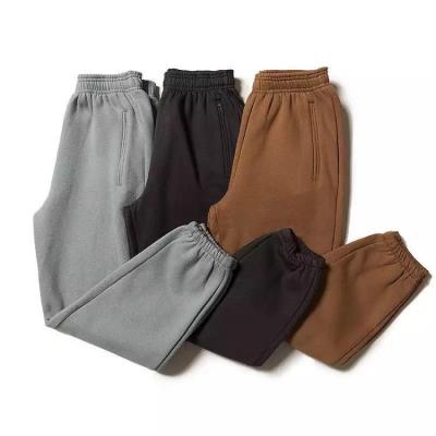 China Thermal Retro Loose Men's Sweatpants Warm Wool Pants for sale