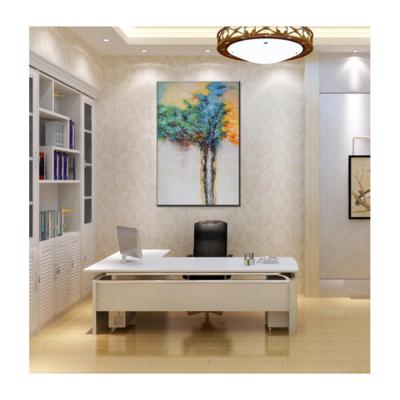 China Eco-friendly Landscape Tree Painting By Numbers Oil Painting Art Base Touch Paint Painted Canvas Wall Art Canvas Paintings For Sale for sale