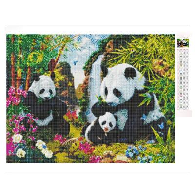 China Diamond Embroidery Cross Stitch Home Decor Wall Art Diamond Painting Panda 5D Drill Animal Kit DIY Full Gift for sale