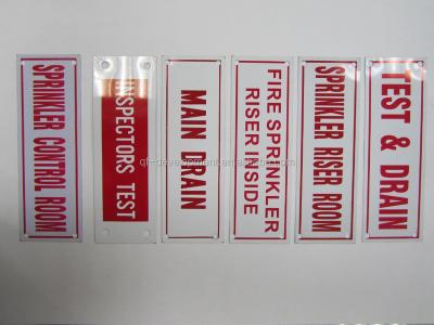 China Stainless Steel FIRE FIGHTING SIGN for sale