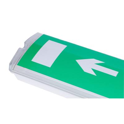 China Chinese Suppliers Emergency Exit Light LED Rechargeable Emergency Exit Sign Warning Rechargeable Light for sale