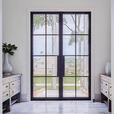 China Excellent Swing Designs Australia Standard Double Glazing Thermal Break w20 Steel French Doors for sale