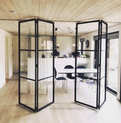 China Fixed Panel Partition Bi-Folding Up Windows And Doors American Style Iron Wall Grille Design for sale