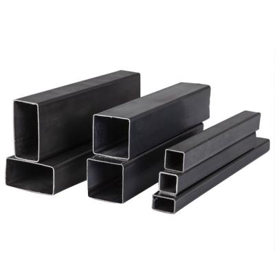 China High Frequency Welded Galvanized Hollow Structure Pipe Black Steel Pipe Square Section for sale