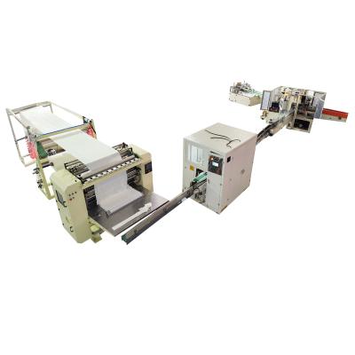 China Facial Tissue Paper Industry Tissue Paper Folding Machine Production Line Tissue Paper Making Machine With Facial Tissue Wrapping And Sealing Machine for sale