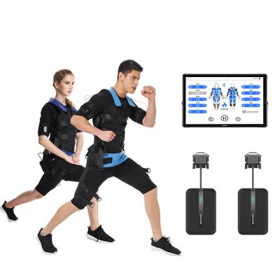 China Peel Tight EMS Gym Fitness Full Body Vest For Group Training Interactive System Weight Loss Body Slimming for sale