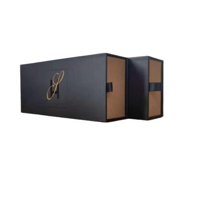 China Recyclable Biodegradable Black Customize Gift Box Drawer Box For Reading Glasses for sale