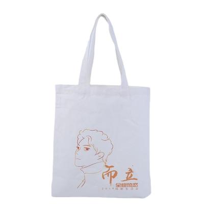 China Plain Logo Shopping Print Organic Reusable Custom Canvas Bag Factory Supply Custom Tote Bags for sale