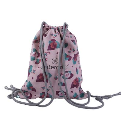 China Canvas Drawstring Bag Wholesale Personalized Colorful Custom Cotton Canvas Muslin Cosmetic Drawstring Bag for sale