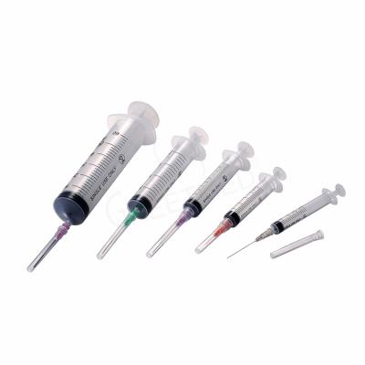 China China 1ml 3ml 5ml 10ml 20ml 60ml Plastic Medical Disposable PE Luer Lock Slip Syringe With Needle for sale