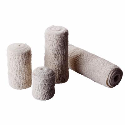 China China PE Crepe Bandage Manufacturer Different Types Plain Medical Crepe Cotton Elastic Bandage Roll With Spandex for sale