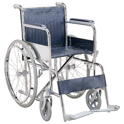 China Manual Wheelchair Cheap Price Rehabilitation Aluminum Steel Portable Lightweight Folding Therapy Supplies Wheelchair GT135-874L for sale