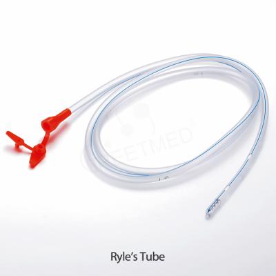 China 12 18 Size Medical Disposable Stomach Tube PVC ryles Duodenal Tube With Pins for sale