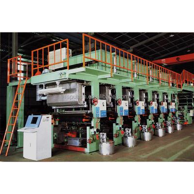 China Hotels factory sells plastic packaging rotogravur leather printing machine for sale