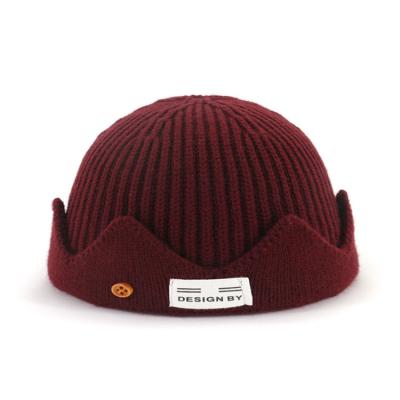 China Picture X1158 Unisex Knitted Hat Knitted Beanie Hat Dropshipping Warm Hooded Men's and Women's Warm Hat Headwear for sale