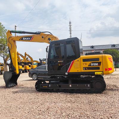 China Gebrauchtgerätehändler Bagger-Backhoe Sany Sy135 13Ton zu verkaufen