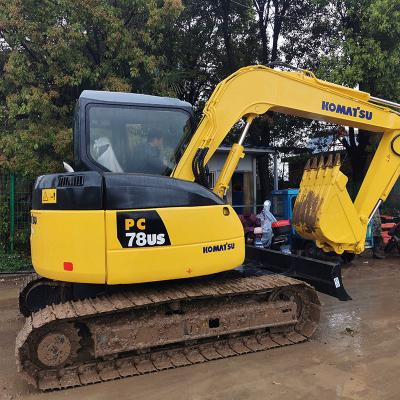 Κίνα Χρησιμοποιούμενα σκάφτρα Komatsu PC78 Σχεδία κατασκευής 7 τόνων υδραυλικά μηχανήματα προς πώληση