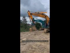 original used hyundai 215 excavators 21 ton backhoe mining secondhand digger for construction