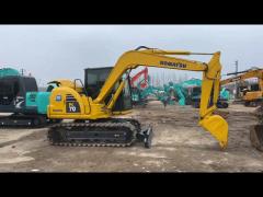 Used Komatsu P70 Excavators Compact and Versatile 7 Ton Hydraulic Crawler Digger