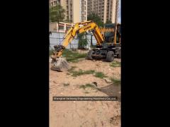 good condition 6 ton used excavator hyundai wheel excavator 60vs on sale