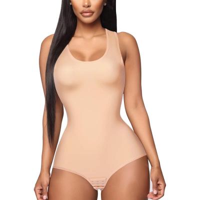 China Customized Label Breathable Women Knitted Seamless Body Shaper for sale