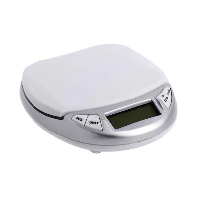 China Overload/Low Battery Indication Digital Food Kitchen Scale Platform Tempered Glass Indication Low Weight Scale for sale