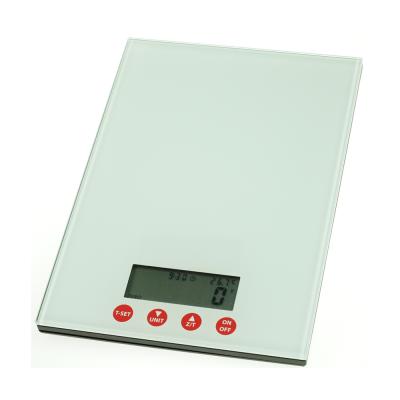 China Cheap Clock Function Digital Kitchen Scale Highly Accurate Food Scale With Clock Function for sale