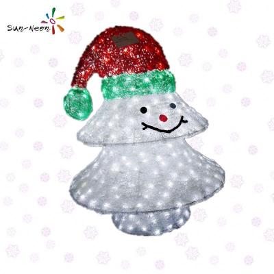 China Park ; Street ; store ; Large Hotel Acrylic Clear Inflatable Snowman For Christmas for sale