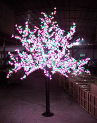 China Outdoor Decoration LED Decorative Tree Flower Lights Cherry Blossom Trees for sale