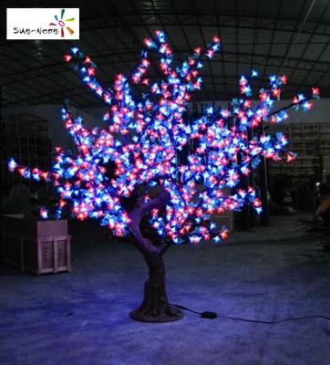 China Environmental Fancy Solar Cherry Blossom Projection Outdoor Led Light for sale