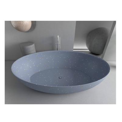 China New Customized Artificial Stone Bathtub Eco-friendly Material Porcelain Bathtub Bathroom Price Colorful Interesting High Quality Washroom Tub for sale