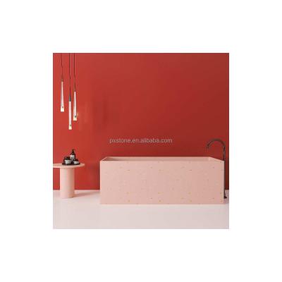 China Stain Resistance Free Bathtub Terrazzo Inorganic Material Hot New Home Furniture Eco - Friendly Ware for sale