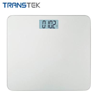 China TRANSTEK Household Bath Weight Mearuesment Balance Digital Smart Glass Body Weight Electronic Bathroom Scale For Beauty 300*270*21.6mm for sale